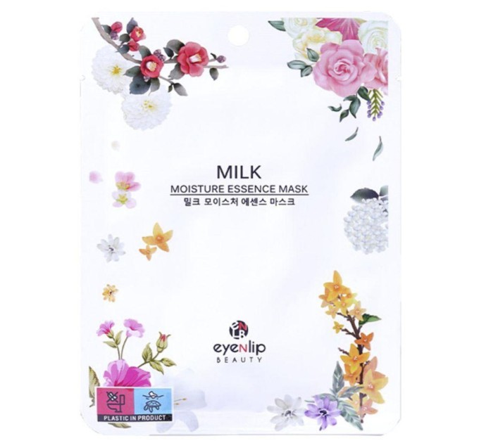 Маска для лица с молочными протеинами Eyenlip Moisture Essence Mask Milk 25 мл (8809555253150)