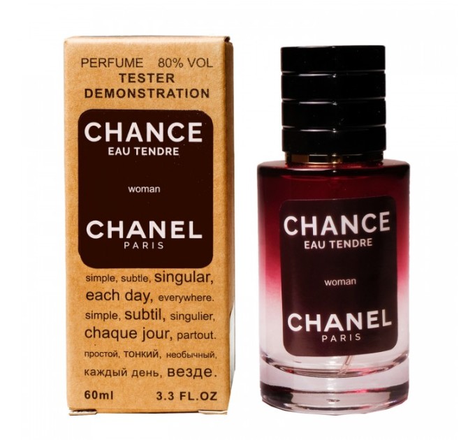 Идеальный выбор: Chanel Chance Eau Tendre - Selective Tester 60ml на agon-v.com.ua