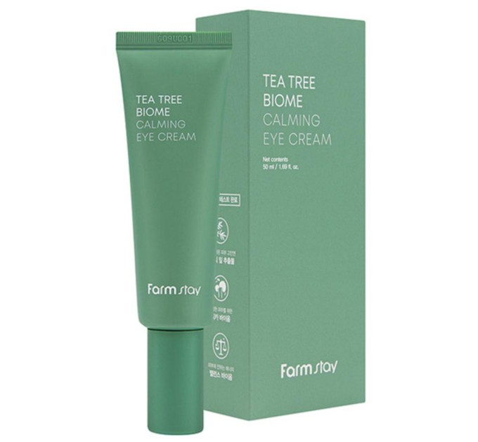 Успокаивающий крем для глаз FarmStay Tea Tree Biome Calming Eye Cream 50 мл (8809783321423)