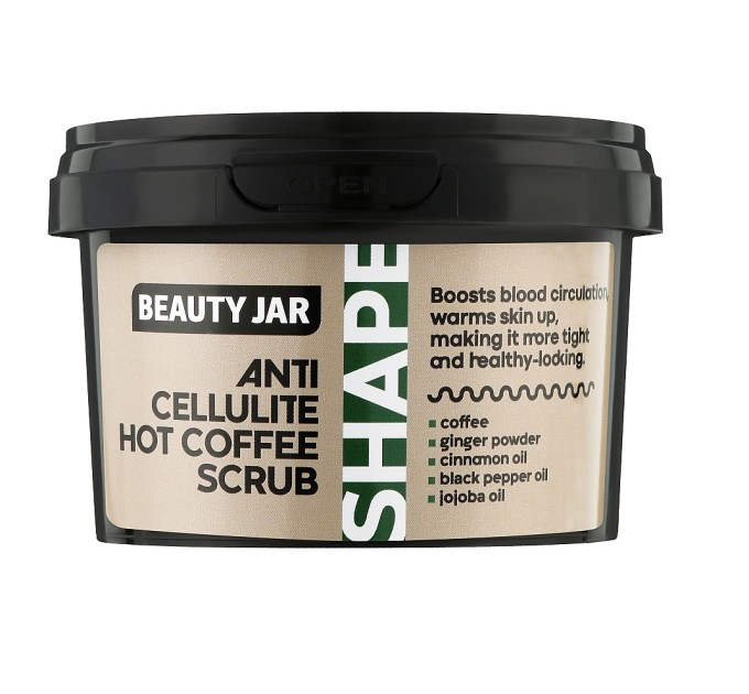 Антицеллюлитный скраб Hot Coffee Beauty Jar: эффективное средство для тела