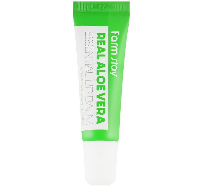 Увлажняющий бальзам для губ с соком алоэ FarmStay Real Aloe Vera Essential Lip Balm