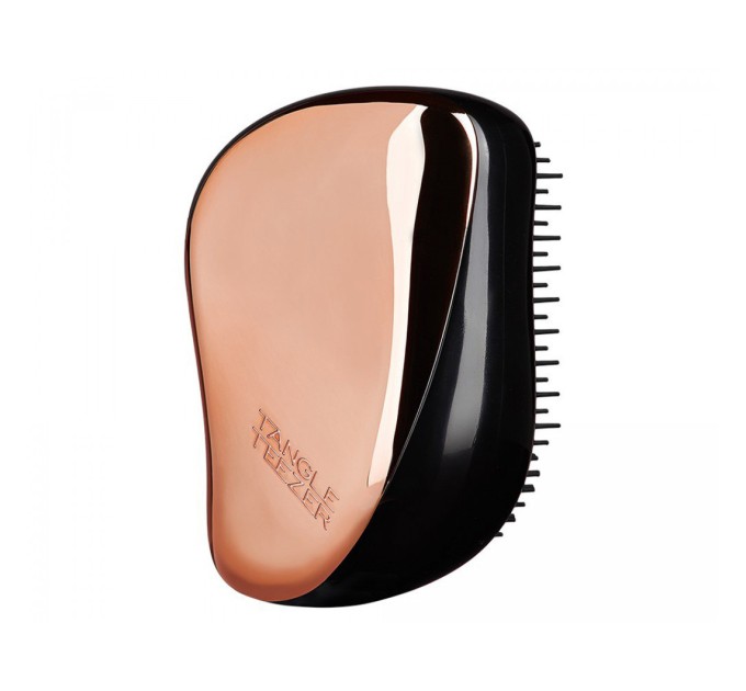 Идеальная расческа для волос: Tangle Teezer Compact Styler в розовом золоте и черном цвете