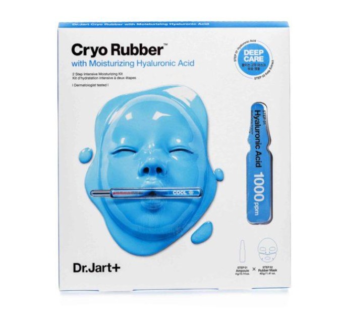 Восстановление кожи с маской Dr. Jart Cryo Rubber с гиалуроновой кислотой