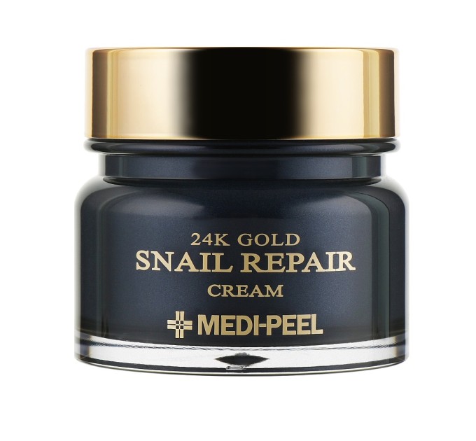 Инновационный 24k Gold Snail Repair Cream Medi-Peel - уникальное средство для лица с коллоидным золотом и муцином улитки