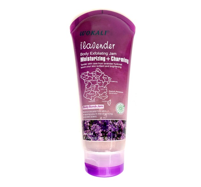 Очищение и расслабление с Wokali Lavender Body Scrub Jam 200мл