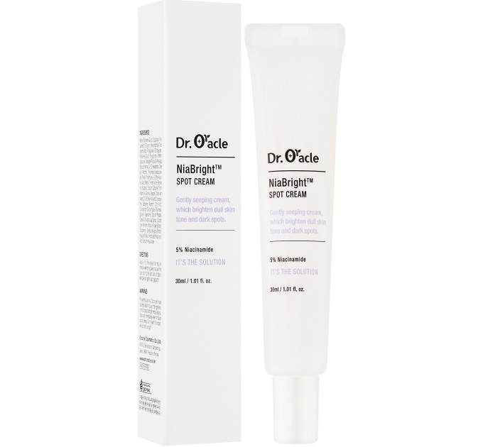 Отбеливающий локальный крем Dr. Oracle Nia Bright Spot Cream - эффективное средство против пигментации