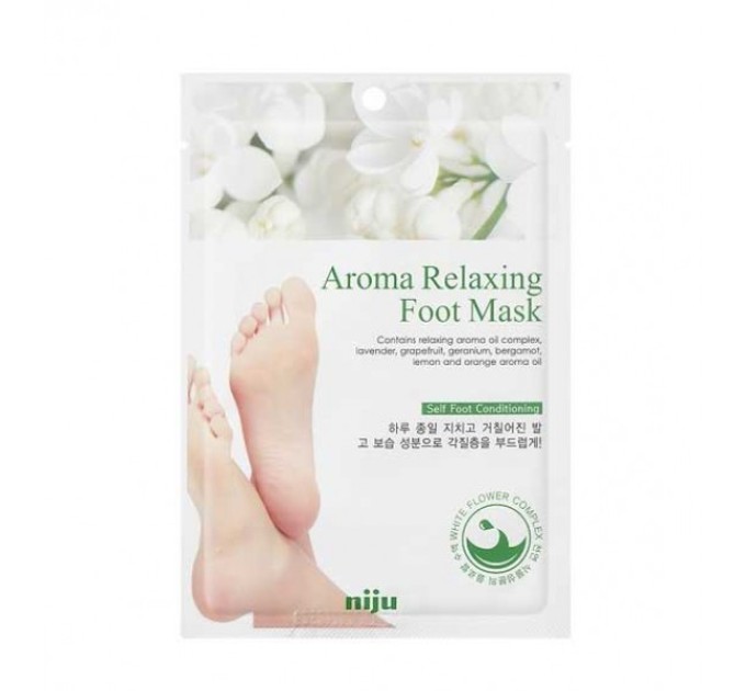 Маска для ног расслабляющая Konad Niju Aroma Relaxing Foot Mask Pack 18 мл