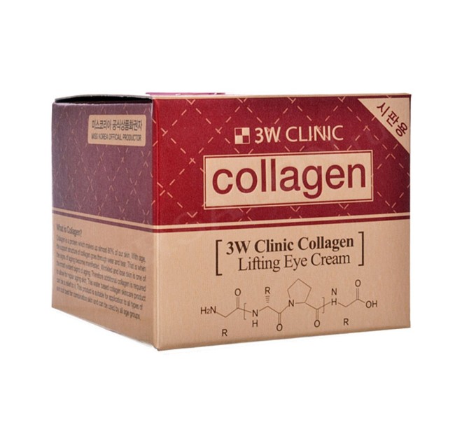 Коллагеновый крем для кожи вокруг глаз 3W Clinic Collagen Lifting Eye Cream 35 мл (8809305082757)