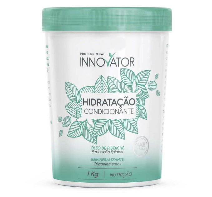 Инновационная кондиционирующая маска Brazillian Hi-Tech Innovator Hidratacao Condicionante 1000g для сухих и поврежденных волос