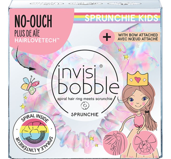 Резинка-браслет для волос invisibobble SPRUNCHIE KIDS - сладкий стиль для детей.