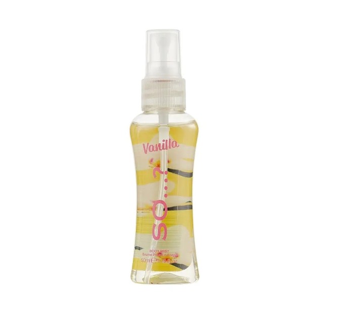 Освежающий спрей для тела Vanilla Body Mist So...? - нежная ванильная эссенция в удобном формате 50 мл