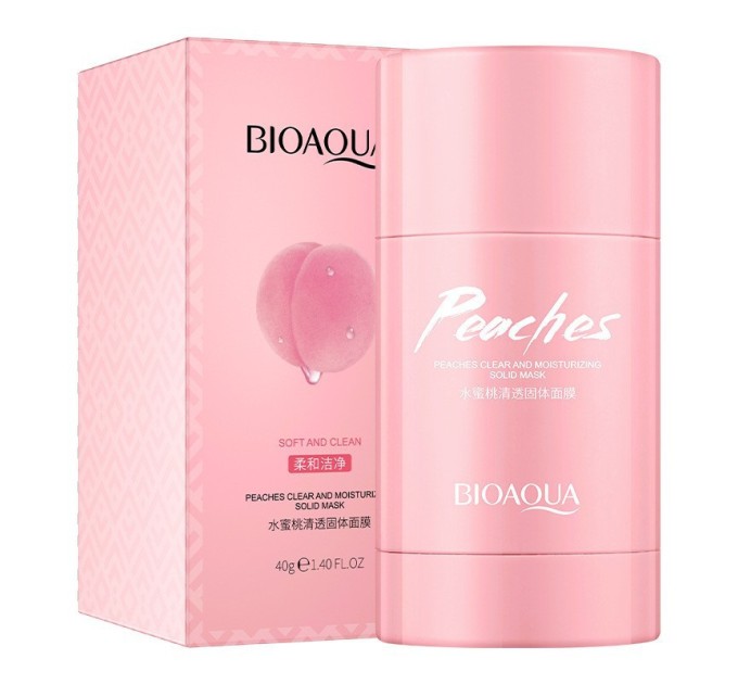 Маска с персиком Bioaqua Peach Clear And Moisturizing: эффективная забота для лица