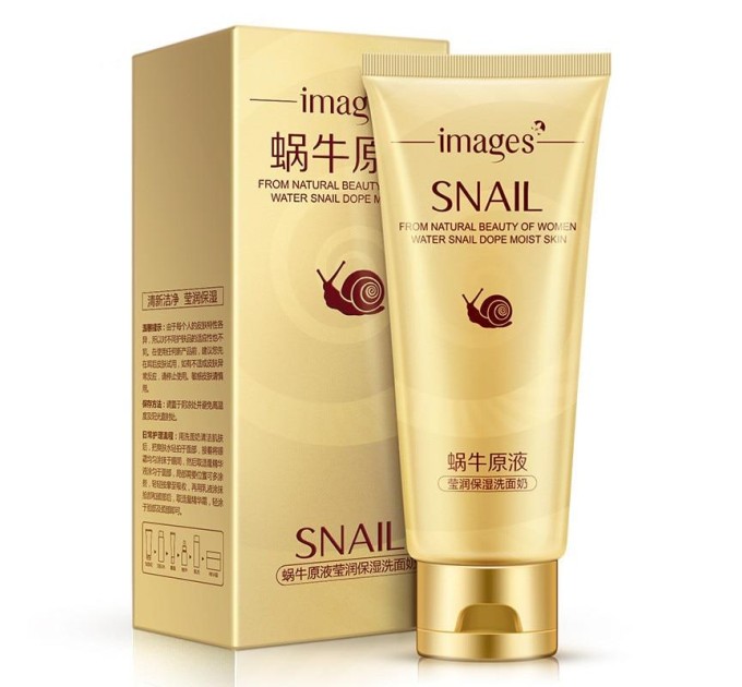 Пенка для умывания с муцином улитки: эффективный уход от Images Snail Cleanser 100 г