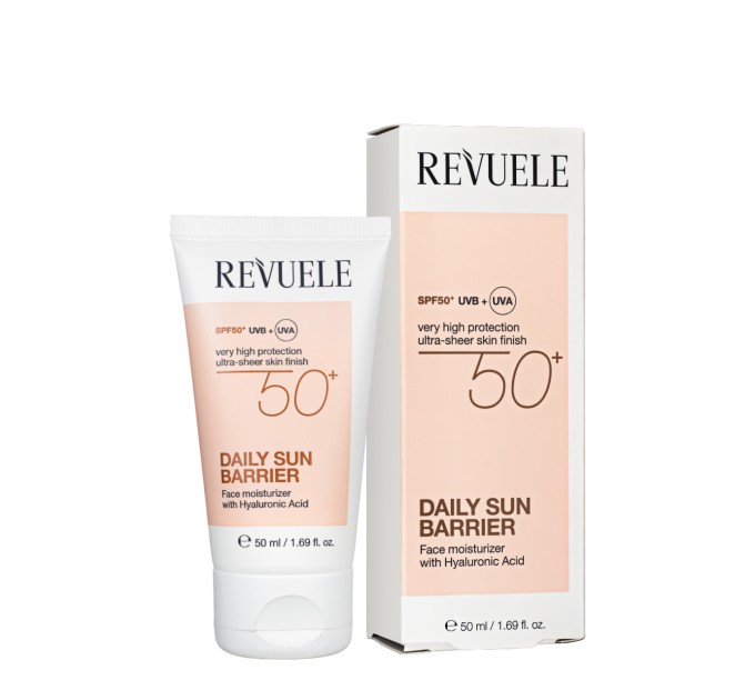 Крем-барьер для лица солнцезащитный REVUELE Daily Sun Barrier SPF 50 50 мл (5060565108783)