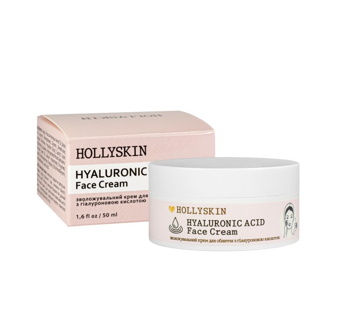 Крем для лица с гиалуроновой кислотой увлажняющий Hollyskin Hyaluronic Acid Face Cream (0212h)