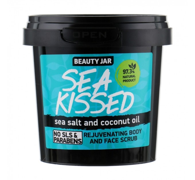 Скраб для тела и лица Sea Kissed Beauty Jar 200 г: морская свежесть и красота