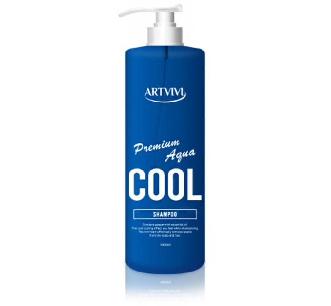 Охлаждающий шампунь для кожи головы - Artvivi Premium Aqua Cool Shampoo 1000 мл