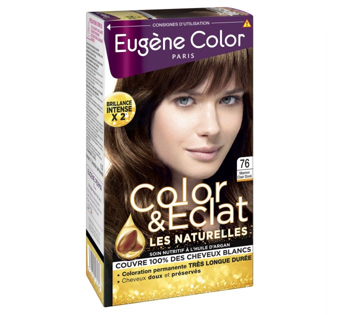 Стойкая краска Eugene Perma Color 76 115 мл: светлый шатен с золотистым оттенком