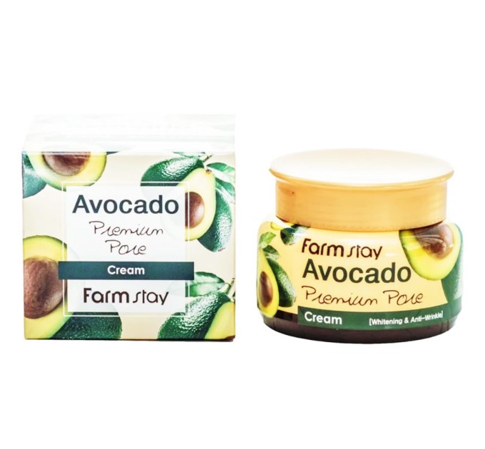 Омолаживающий крем с экстрактом авокадо для лица - Farmstay Avocado Premium Pore Cream 100 мл