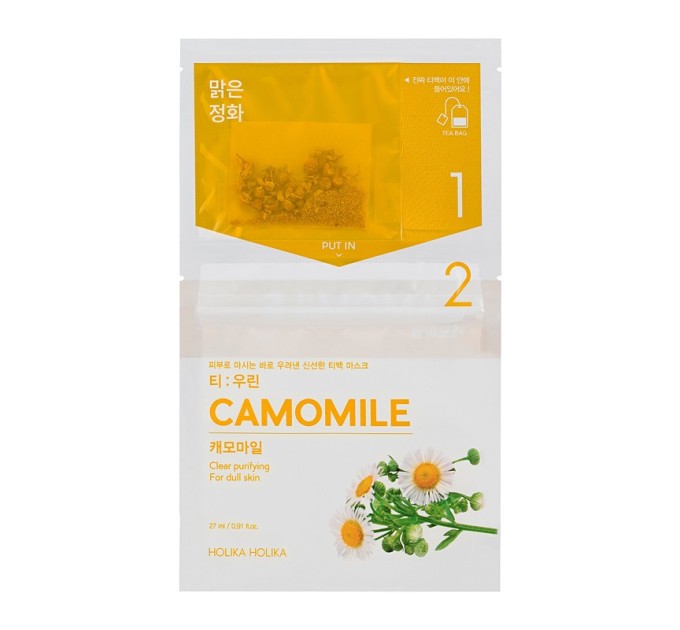 Уникальная маска для лица с ромашкой Holika Holika Tea Bag Mask Camomile - идеальный уход для вашей кожи