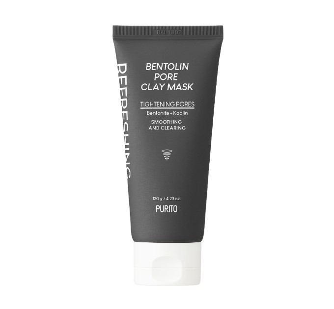 Очищающая глиняная маска PURITO Bentolin Pore Clay Mask 120 г: идеальное решение для очищения кожи