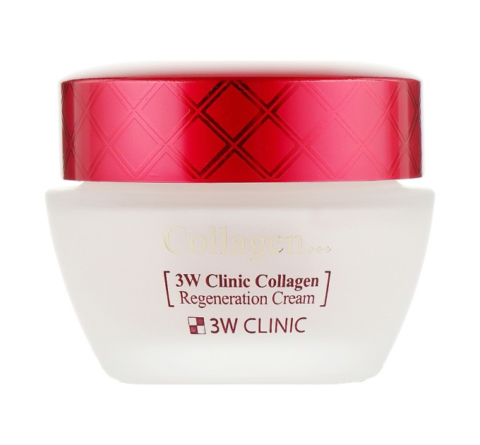 Регенерирующий крем для лица с коллагеном 3W Clinic Collagen Regeneration Cream 60 мл (8809305082740)