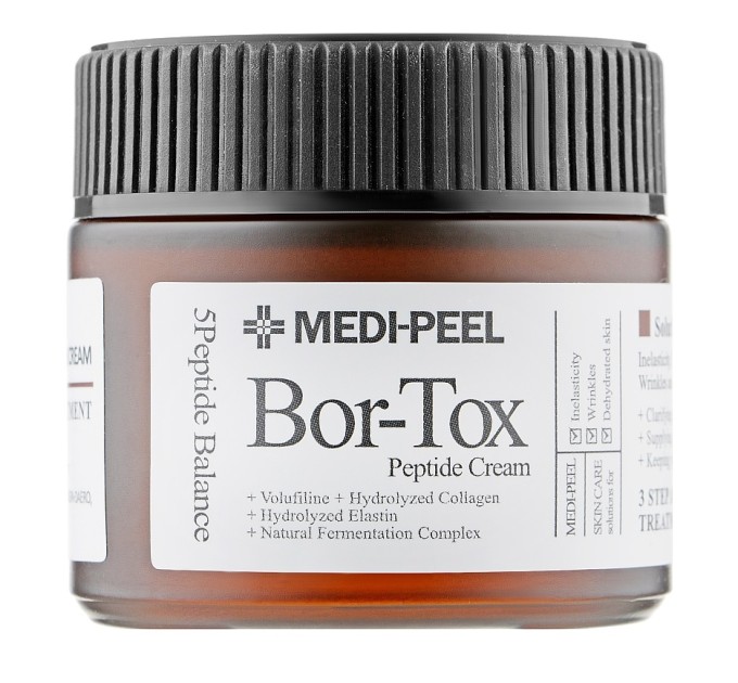 Ліфтинг-крем для обличчя з пептидами Bor-Tox Peptide Cream Medi-Peel 50 мл: ефективність і догляд в одній пляшечці!