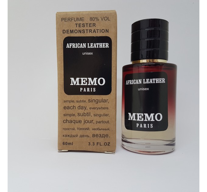 Интенсивный аромат: тестер Memo African Leather - Selective Tester 60ml