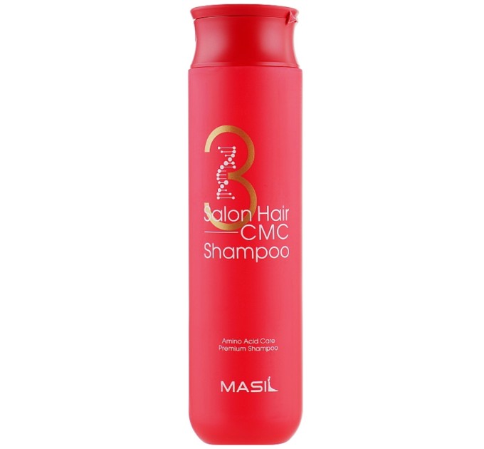 Укрепляющий шампунь для волос с аминокислотным комплексом Masil 3 Salon Hair CMC Shampoo 300 мл (8809494545118)