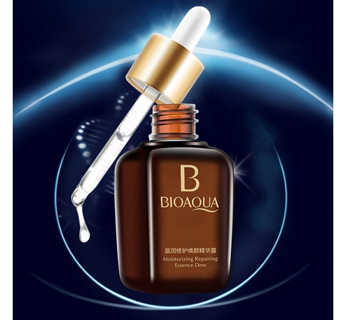 Биосыворотка Bioaqua Moisturizing Repairing Essence Dew: интенсивное увлажнение в удобном формате 30 мл