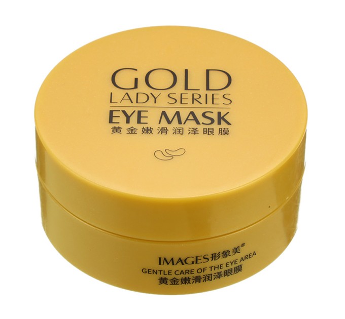 Освежите и омолодите кожу с Гидрогелевыми золотыми патчами Images Gold Lady Series Eye Mask с коллагеном 60 шт