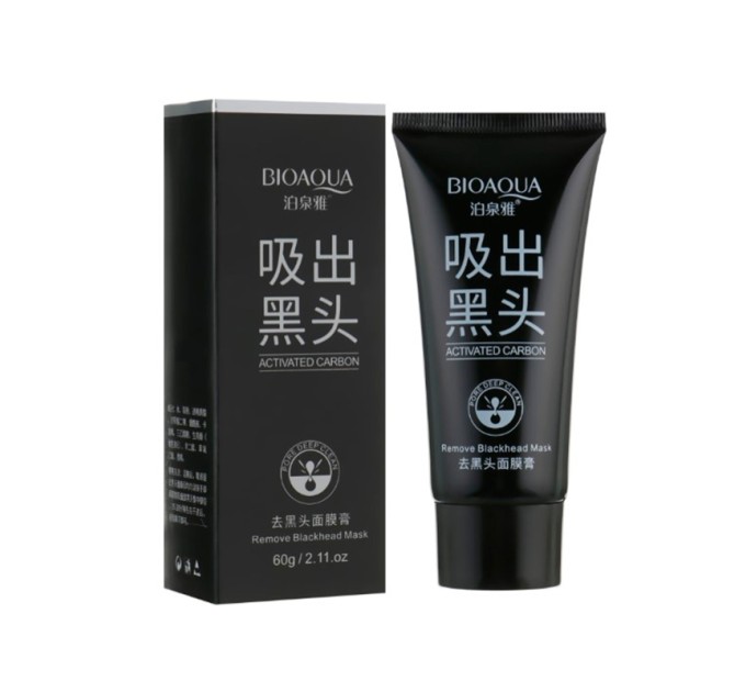 Маска-пленка Bioaqua Remove Blackhead Mask: глубокое очищение и активированный уголь для борьбы с черными точками