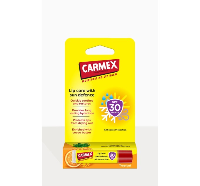 Защитите и увлажните губы с бальзамом Carmex SPF 30