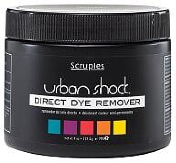 Снятие цветных красителей с волос легко с Remuver Scruples URBAN SHOCK!