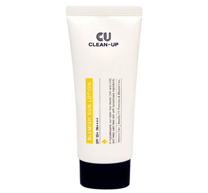 Защитите кожу с CUSKIN CLEAN-UP BLEMISH SUN LOTION SPF 50+