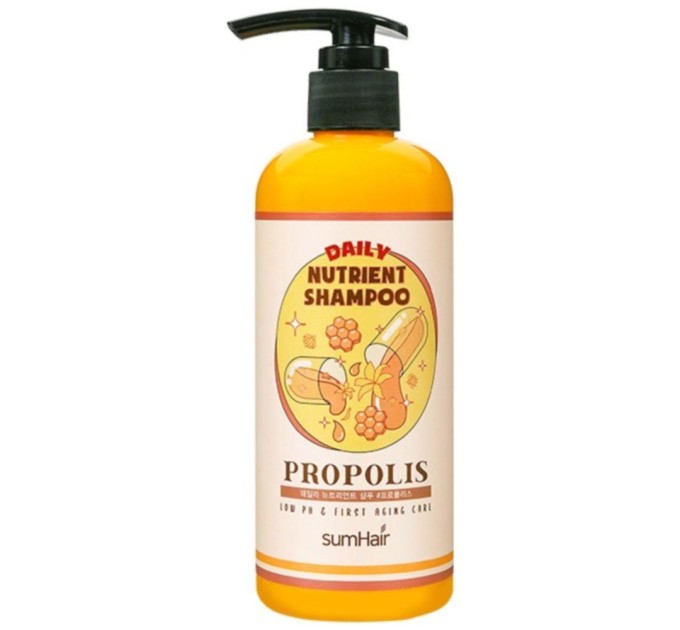 Шампунь для волос с прополисом SUMHAIR Daily Nutrient Shampoo Propolis 300 мл (8809555252917)