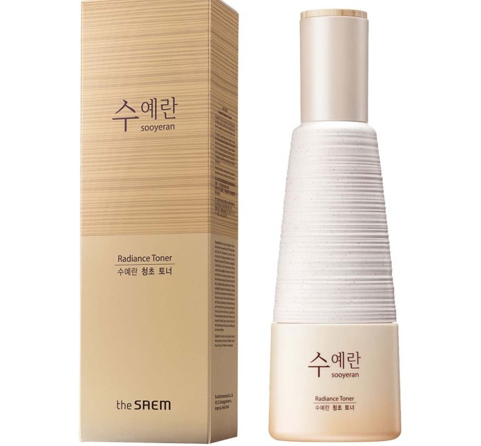 Сияющая кожа лица с эмульсией The Saem Sooyeran Radiance