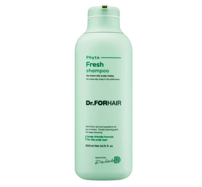 Мицеллярный шампунь Dr.FORHAIR Phyto Fresh: идеальное решение для жирной кожи головы!