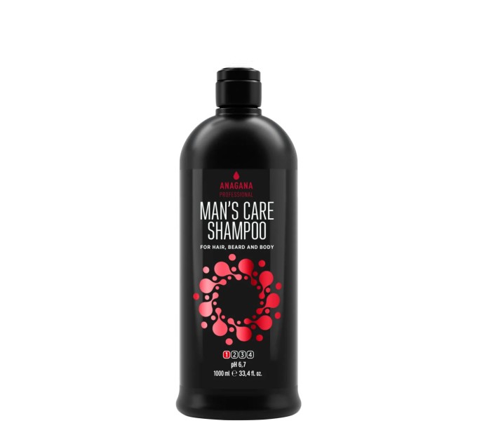 Многофункциональный MAN'S CARE SHAMPOO: идеальный уход для волос, бороды и тела