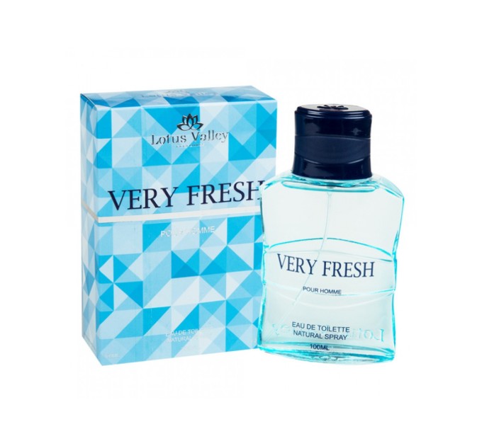 Освежающая мужская туалетная вода Lotus Valley Very Fresh Men EDT 100 ml