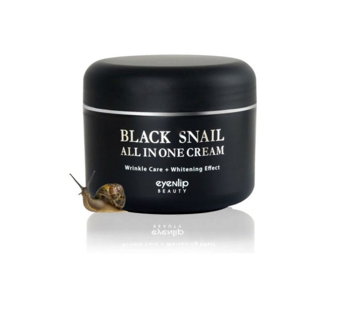 Восстанавливающий крем для лица с черной улиткой Eyenlip Black Snail All In One Cream 100 г (8809555250418)