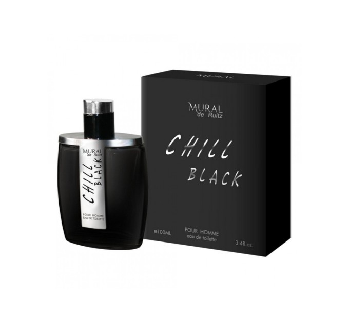 Освежающая мужская туалетная вода Chill Black Mural Men EDT 100 ml - идеальное дополнение вашего стиля