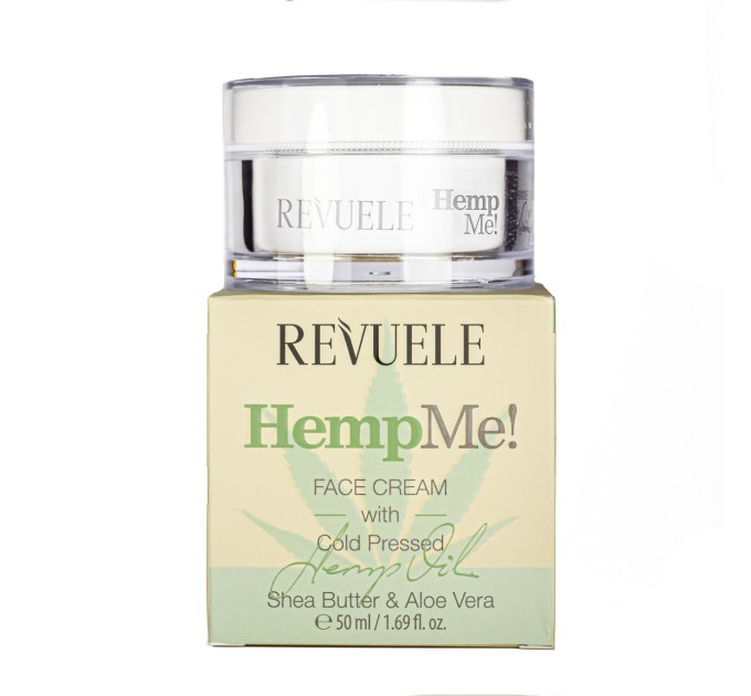 Крем для лица REVUELE Hemp Me Face Cream With Cold Pressed 50 мл (5060565101197)