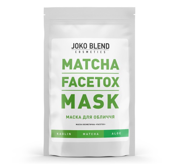 Освежающая маска для лица Matcha Facetox Mask Joko Blend 100 г