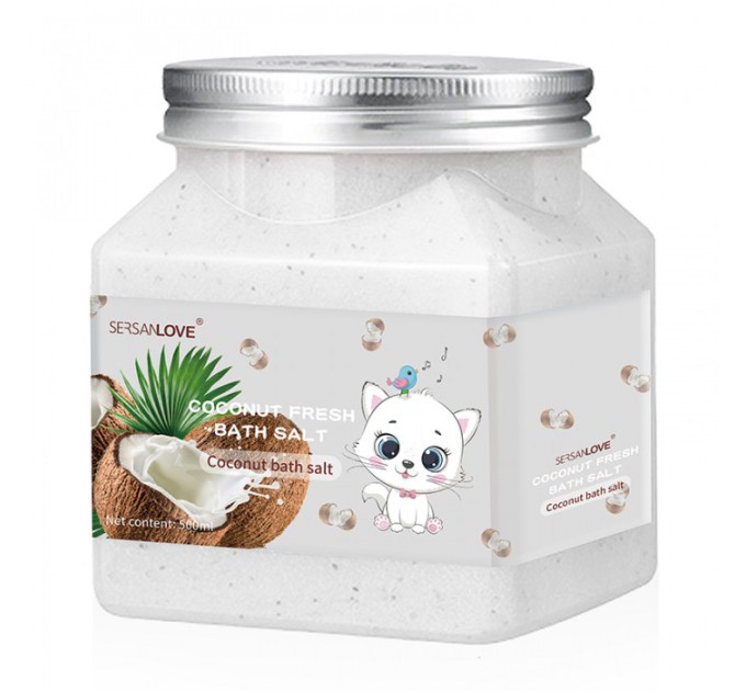 Освежающий телескраб с кокосовым экстрактом: SERSANLOVE Coconut Fresh Bath Salt