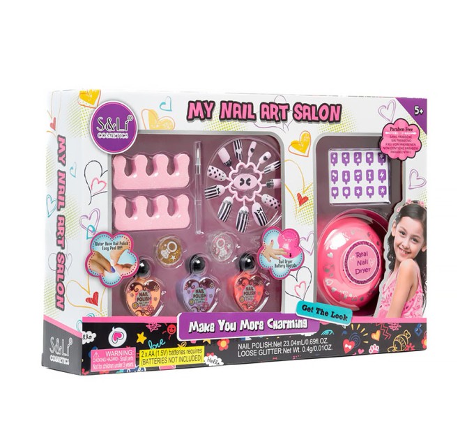 Dreamy Nail Art Salon Set: SLi S22640 - Perfect for Little Fashionistas!