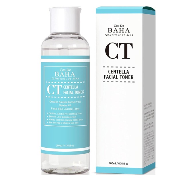 Успокаивающий тонер с центеллой для кожи: Cos De Baha Centella Facial Toner