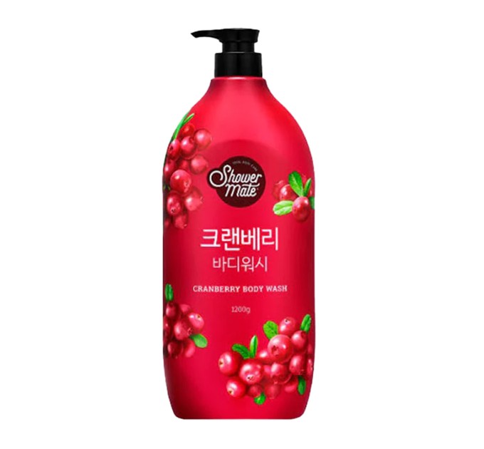 Гель для душа Kerasys Shower Mate Natural Cranberry с ароматом клюквы – свежий уход для тела