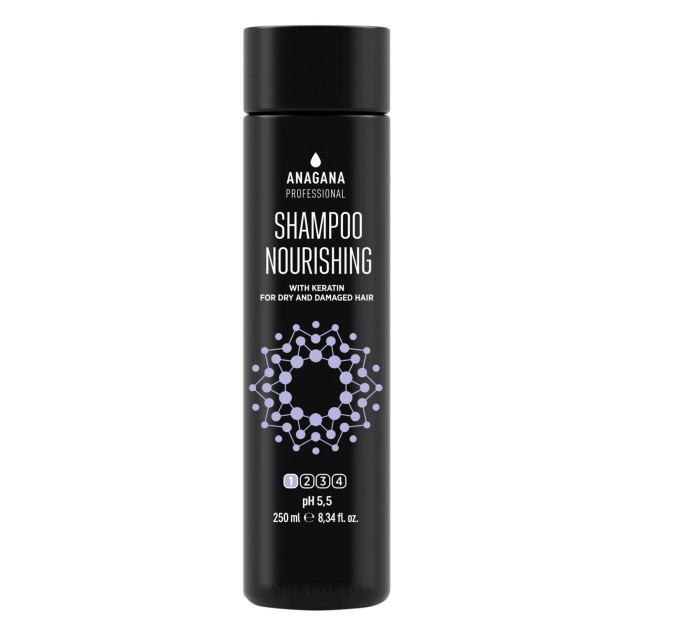 Шампунь с кератином для питания волос - Nourishing Shampoo Anagana, 250 мл