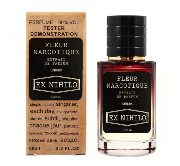 Парфюм EX NIHILO Fleur Narcotique Extrait De Parfum - тестер 60мл: роскошный аромат для изысканных ценителей